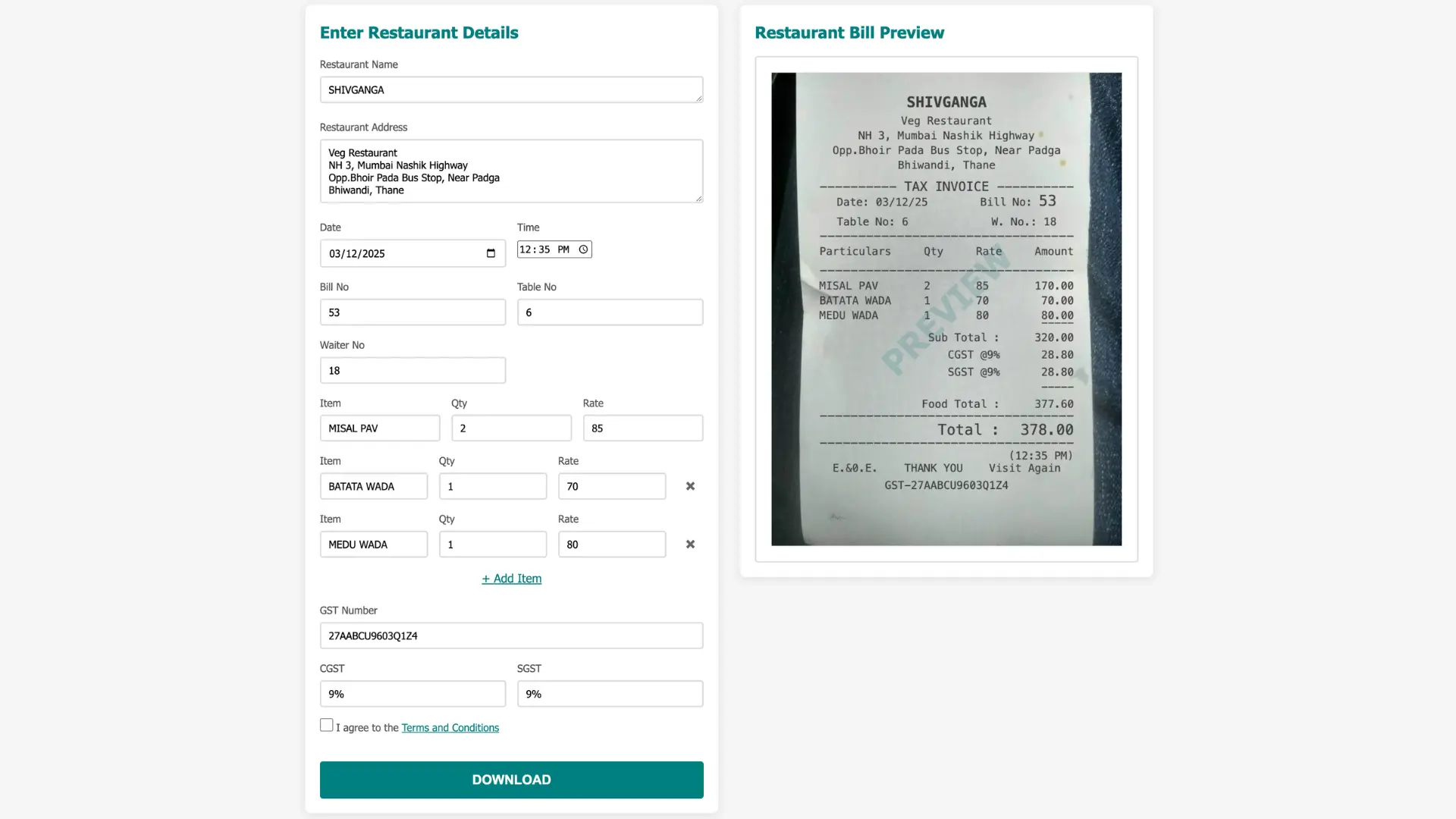 How to Edit Restaurant Bill - Complete Step by Step Guide